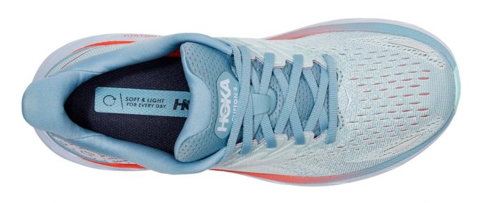 Кроссовки Hoka W CLIFTON 8 Blue Fog / Plein Air