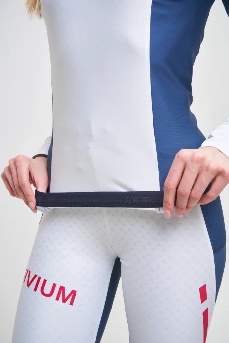 Гоночный костюм BIVIUM Энергия 1.0 жен. белый-синий