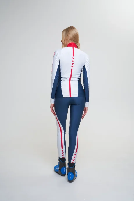 Гоночный костюм BIVIUM Энергия 1.0 жен. белый-синий