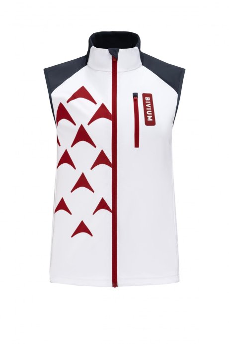 Жилет Bivium Пик 3.0 жен. белый_графитовый