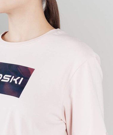 Футболка укороченная Nordski Simple Logo Soft Pink W NSW888994