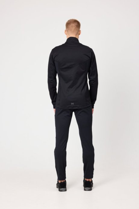 Костюм тренировочный Nordski Hybrid Pro Black/Ice Mint NSM303906/NSW505906