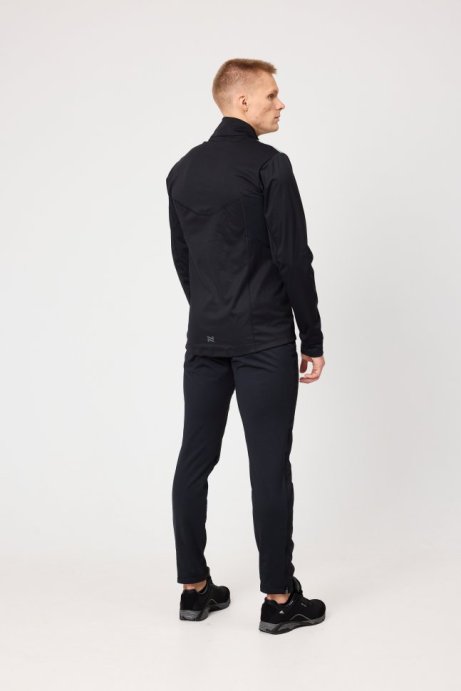 Костюм тренировочный Nordski Hybrid Pro Black/Ice Mint NSM303906/NSW505906