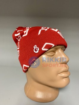 Шапка теплая РОССИЯ двойная бордо.