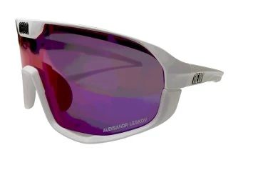 Очки NEON LEGKOV VOLCANO White Matt Mirror hd Red (2 линзы)