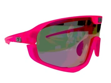 Очки NEON LEGKOV VOLCANO Crystal Pink Mirror Green (2 линзы)