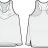 Майка KV+ ARENA running top woman,white\grey 23SW02.0