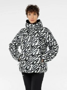 Куртка пуховая Club Team Logo жен. MX315230/10010 черный принт