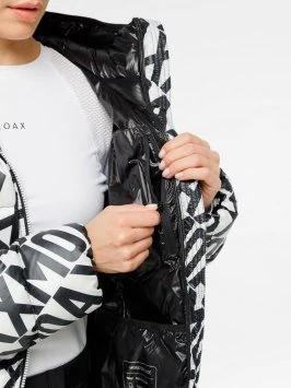 Куртка пуховая Club Team Logo жен. MX315230/10010 черный принт