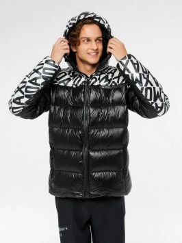 Куртка MOAX пуховая Club Team Logo муж. MX315231/10010 черный принт