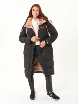 Пальто пуховое MOAX Dachstein жен. MX2308/10000 чёрный