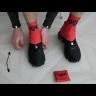Защитные гетры для бега GAMASH (Красное пламя)
