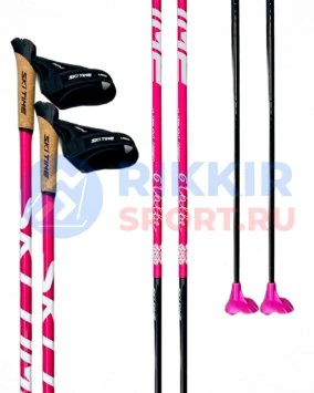 ЛЫЖНЫЕ ПАЛКИ SKI TIME RACE 1.0  Fast Clip (тип Triac) Pink