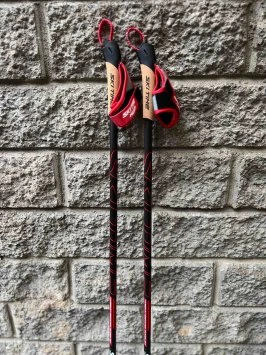 ЛЫЖНЫЕ ПАЛКИ SKI TIME SPHERE HM Black/Red