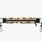 Сумка Enklepp Run Belt Fast (black flowers-yellow)