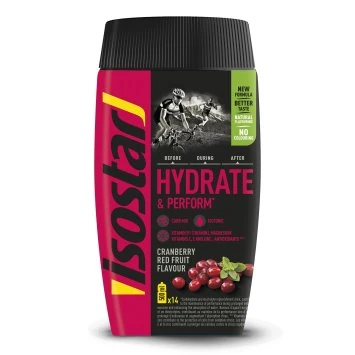 Напиток ISOSTAR Hydrate &amp; Perform Клюква Antioxidants 400гр
