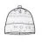 Шапка MOAX Tauri Stretch 23803M/00025P белый принт OS