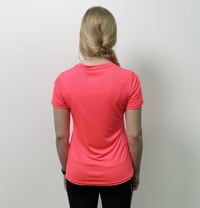 Футболка GTS V-Neck functional жен. 35 ярко-розовый в Твери