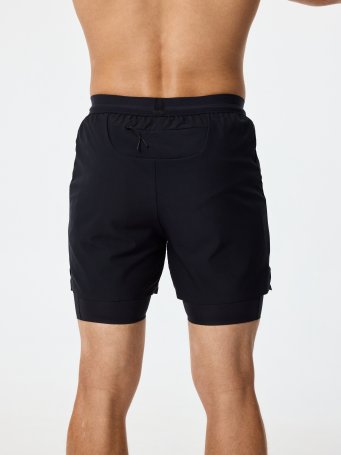 Шорты с лосинами Nordski Stayer Black NSM284100