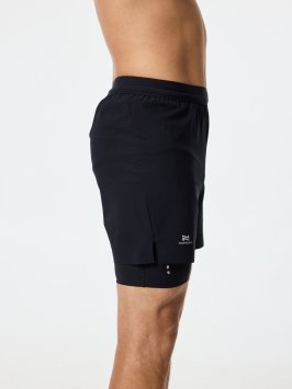Шорты с лосинами Nordski Stayer Black NSM284100