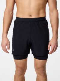 Шорты с лосинами Nordski Stayer Black NSM284100