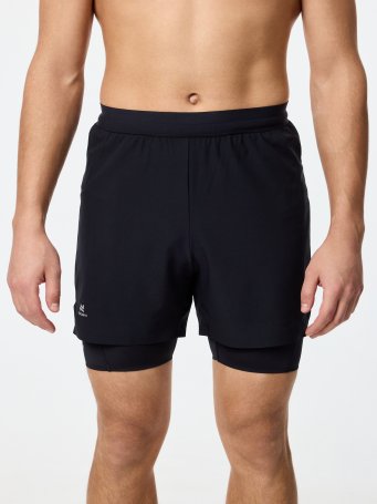 Шорты с лосинами Nordski Stayer Black NSM284100