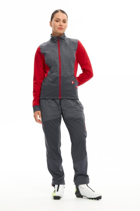 Куртка Bivium Классик 2.0 жен. графитовый_красный
