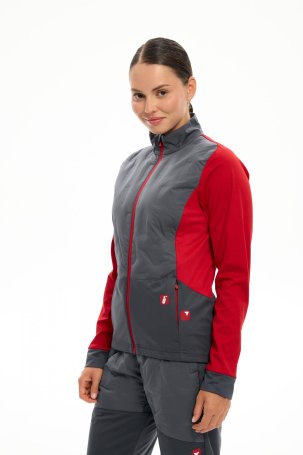 Куртка Bivium Классик 2.0 жен. графитовый_красный