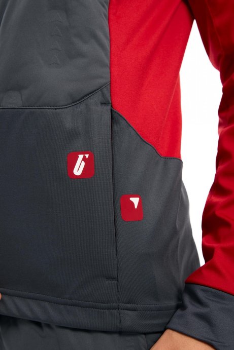 Куртка Bivium Классик 2.0 жен. графитовый_красный