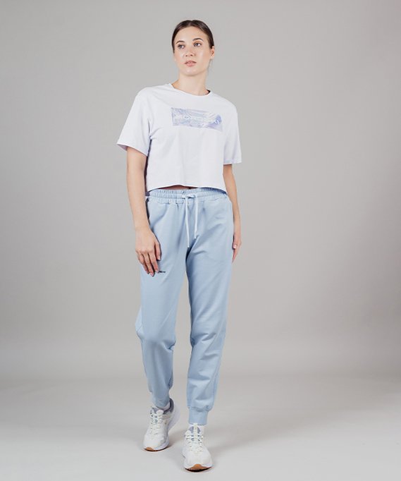 Футболка укороченная Nordski Simple Logo White W NSW888001