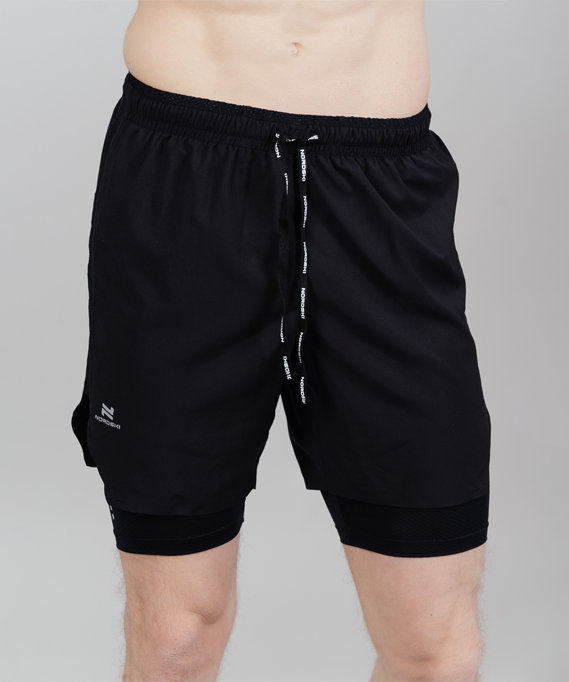 Шорты с лосинами Nordski Pro Energy Black NSM176100