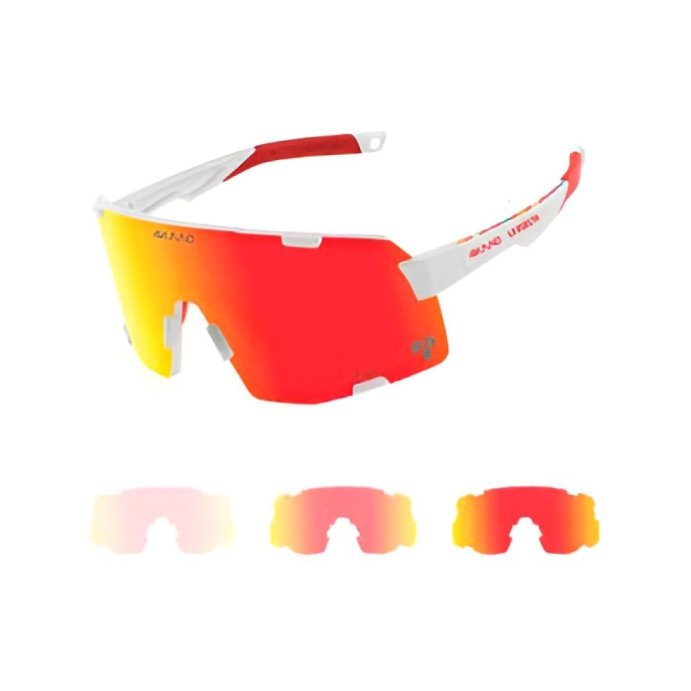 Очки 4KAAD AXENTO RACE LA VUELTA PHOTOCHROMIC, бел./красн. оправа в Новосибирске