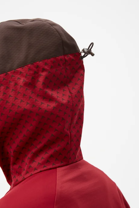 Куртка разминочная Bivium &quot;СноуРан&quot; жен. бордовый_кофейный