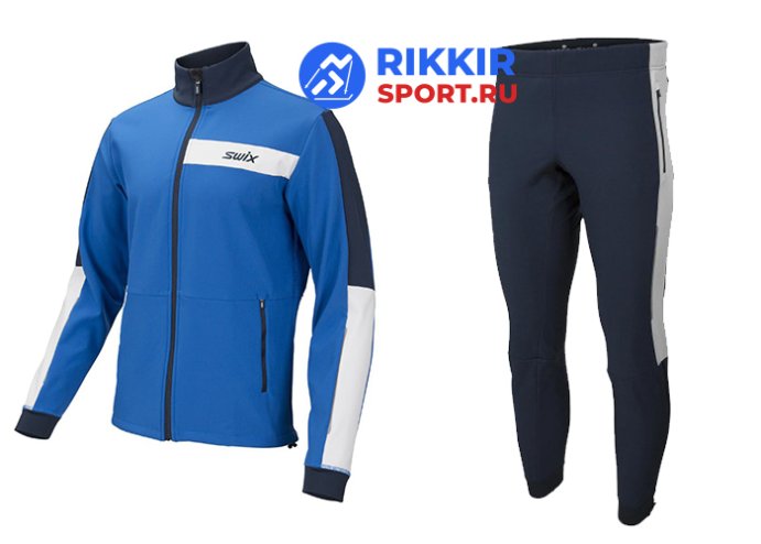КОСТЮМ РАЗМИНОЧНЫЙ SWIX STRIVE муж. 15291/72107 олимпийский синий в Твери