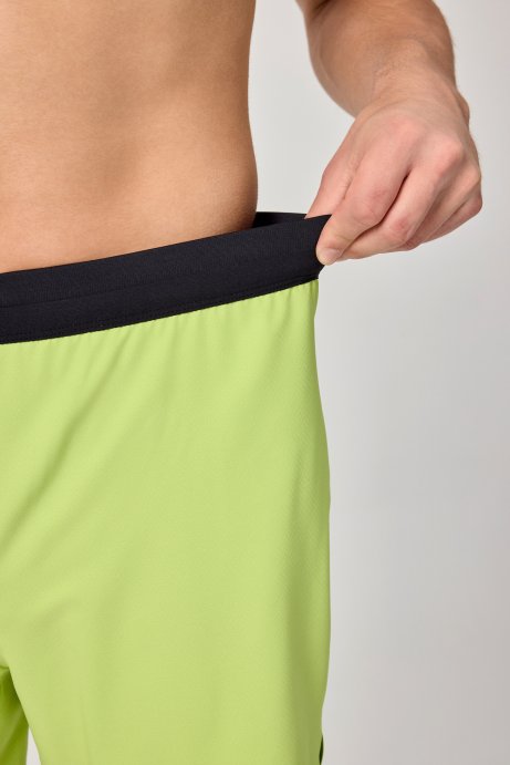 Шорты с лосинами Nordski Stayer Lime/Black NSM284180