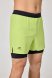 Шорты с лосинами Nordski Stayer Lime/Black NSM284180