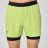 Шорты с лосинами Nordski Stayer Lime/Black NSM284180