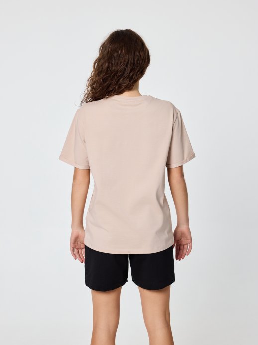 Футболка Nordski Simple Logo Beige W NSW829715