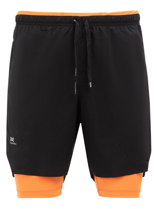 Шорты с лосинами Nordski Pro Energy Black/Orange NSM176105 в Мурманске