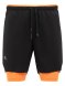Шорты с лосинами Nordski Pro Energy Black/Orange NSM176105 в Мурманске