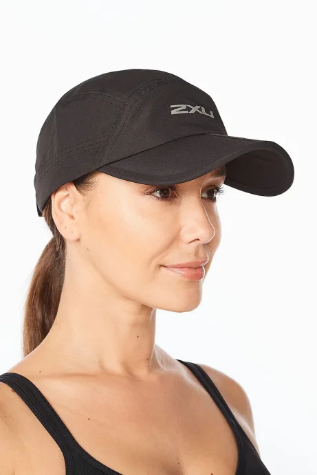 Кепка 2XU Packable Run Cap черная