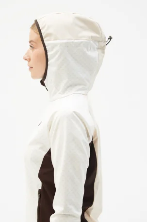 Куртка разминочная Bivium "СноуРан" жен. молочный_кофейный