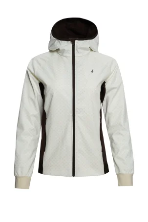 Куртка разминочная Bivium "СноуРан" жен. молочный_кофейный