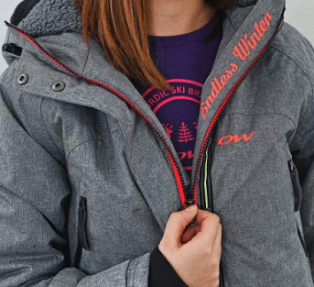 Куртка OneWay Pop Icon WO long padded jkt 711350_250 grey melange