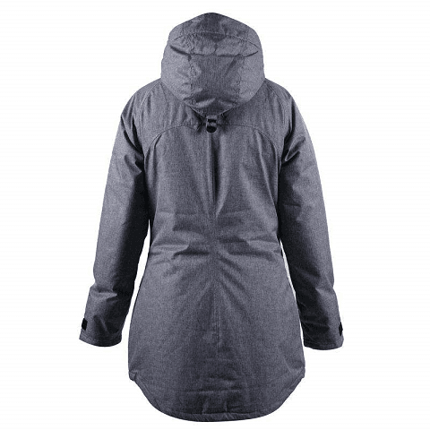 Куртка OneWay Pop Icon WO long padded jkt 711350_250 grey melange