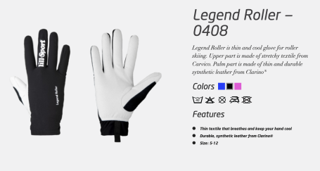 Перчатки для лыжероллеров Lillsport Legend Roller 0408/00