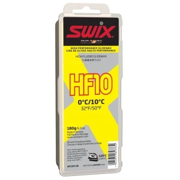 ПАРАФИН SWIX HF10X Yellow 0/+10 180 гр