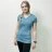 Футболка GTS V-Neck functional жен. 52 бирюзовый
