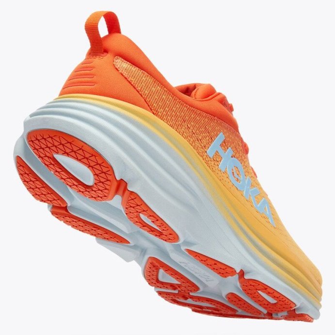 Кроссовки Hoka M BONDI 8 Puffin&#039;s Bill Amber Yellow