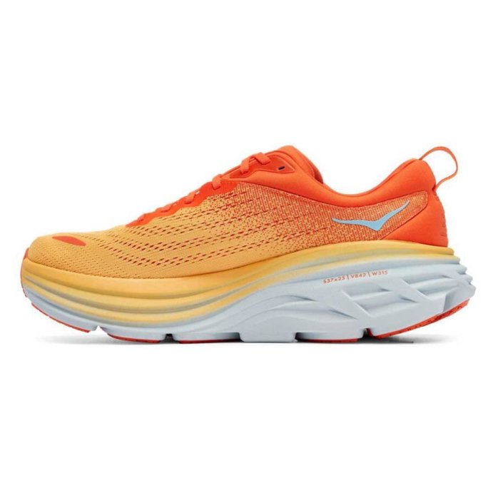 Кроссовки Hoka M BONDI 8 Puffin&#039;s Bill Amber Yellow